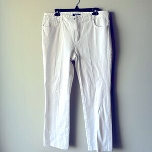 Chaps White Jeans Size 14